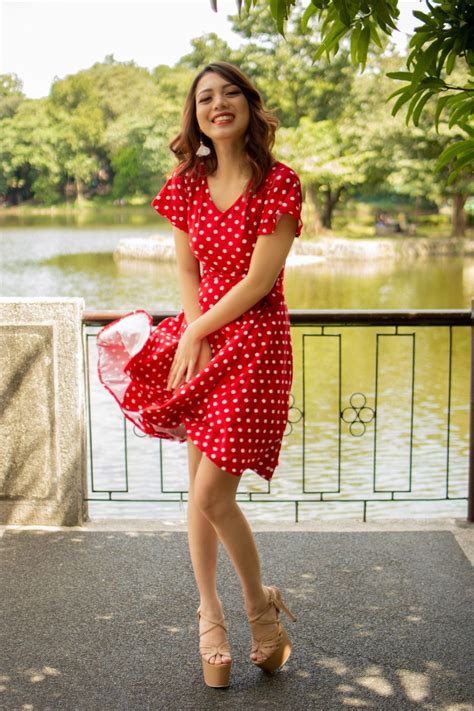 Red And White Polka Dot Dress Fashion White Polka Dot Dress Polka