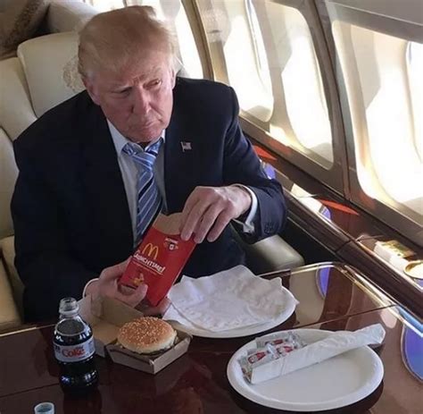 Donald Trump Bizarrely Credits Eating Mcdonalds Fries For Retaining