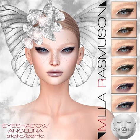 Second Life Marketplace Mrm Hud Angelina Makeup Classic Bento Group