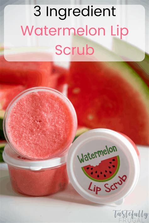 How To Make Lip Scrub Recipe Watermelon Lip Scrub Lip Scrub Diy