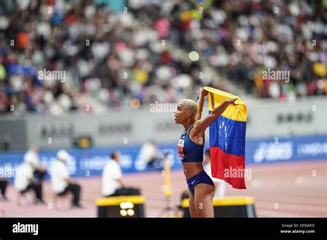 Yulimar Rojas In The Triple Jump At The Doha World Athletics