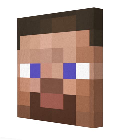 Minecraft Steve Canvas | Minecraft Steve | Steve Face Canvas | Pics On ...