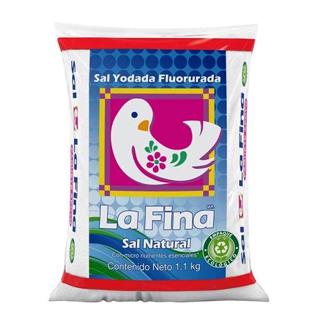 Sal Yodada La Fina Fluorurada Natural Kg Bodega Aurrera Despensa