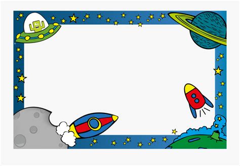 Space Printable Clip Art Borders