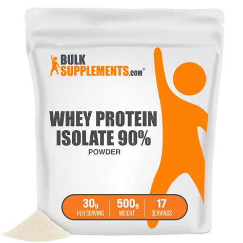 Whey Protein Isolate 90% | BulkSupplements.com Wholesale