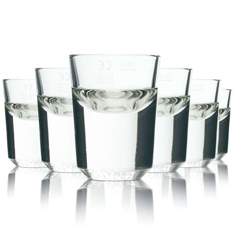 6x Absolut Vodka Glas Shot 2cl Grcic Rastal Schnaps Gläser