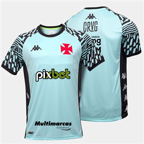 Camisa Vasco Treino Goleiro Kappa Masculina Stadium