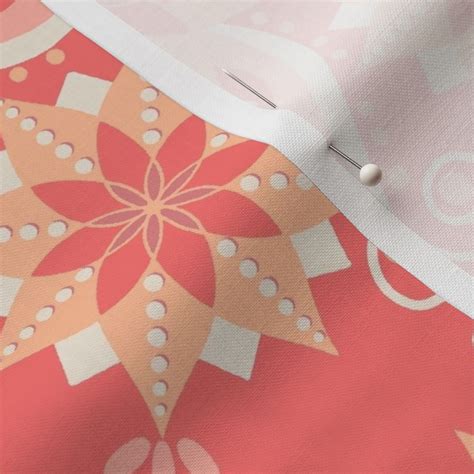 Passionately Peach Fuzz Pantones 2024 Fabric Spoonflower