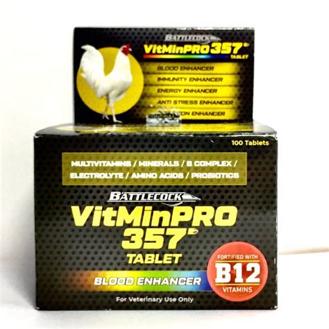 SOUTH VET 40 Tablets Battlecocks Vitminpro 357 Immunity Enchancer And