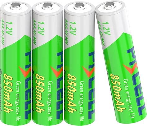 Aaa Piles Rechargeables Pr Charg Nimh Batteries V Mah Pour