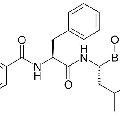 Chemical structure of bortezomib. Bortezomib... | Download Scientific ...