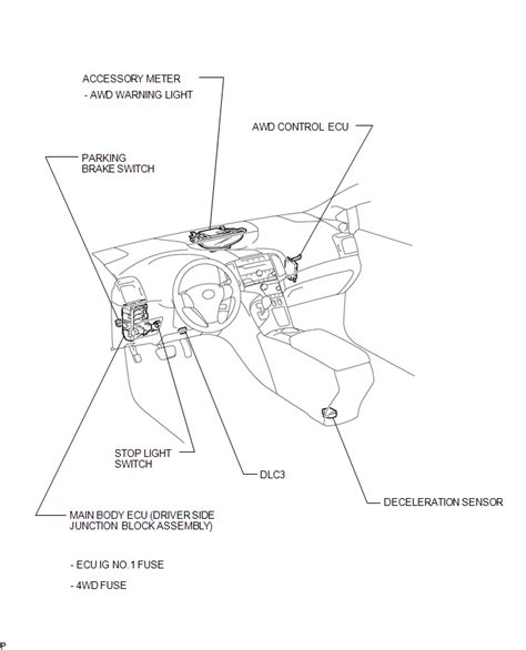 Toyota Venza Parts Location Active Torque Control Wd System