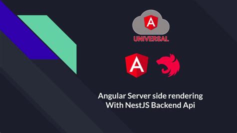 Angular 8 With Ssr Implement Nestjs Backend Youtube