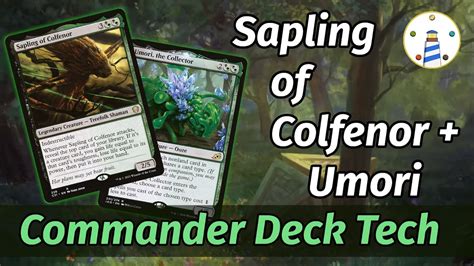 MTG Commander Companion Deck Sapling Of Colfenor Umori The