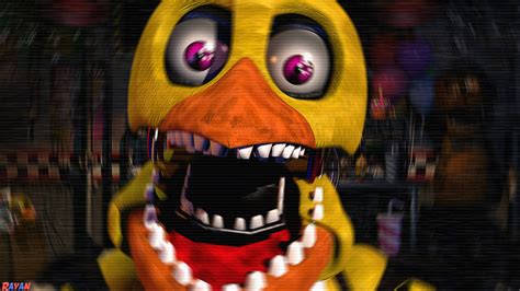 Unwithered Chica Jumpscare Ucn Fnaf C4d By Therayan2802 On Deviantart