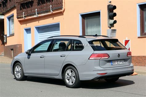 2021 VW Golf Variant Throws Away Its Camouflage As It Hides In Plain ...