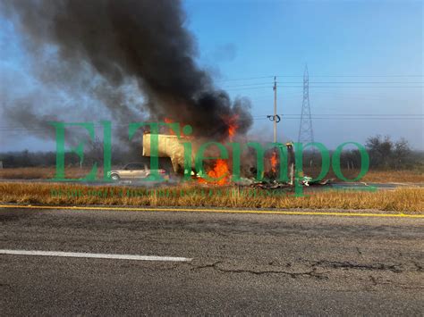 Caja De Tr Iler Se Incendia En Carretera Monclova Sabinas