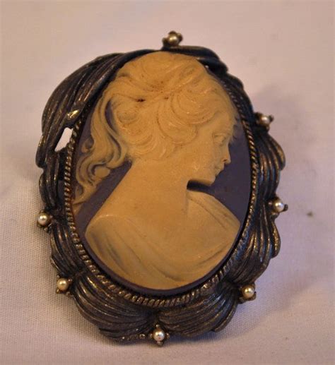 Judy Lee Vintage Blue Cameo Brooch By Pattensattictreasure On Etsy 35