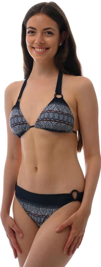 Rock It Apparel Triangel Bikini Aztec Women Push Up Two Piece Bikini