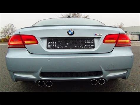 BMW M3 E92 Start Up LOUD HARD Revving V8 STOCK Exhaust Sound REVs