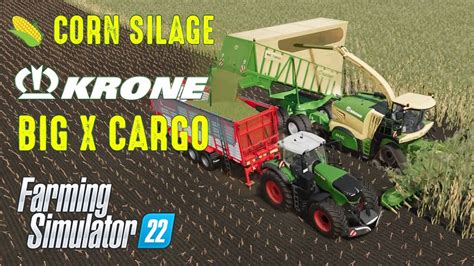 Corn Silage Krone Big X Cargo Farming Simulator Youtube