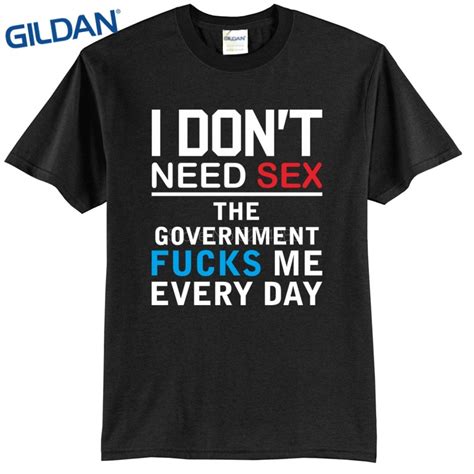 Buy Mans Cotton Short Sleeves O Neck T Shirt I Dont Need Sex Tee Shirts New