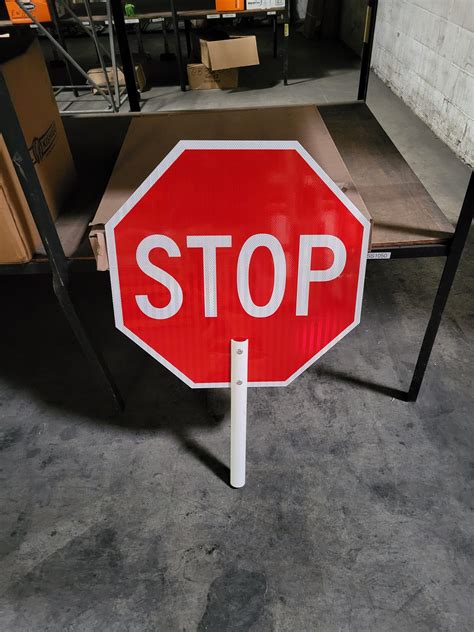 Sign Stop Slow Paddle Natcap