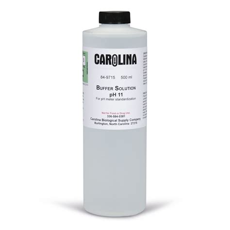 Buffer Solution Ph Laboratory Grade Ml Carolina