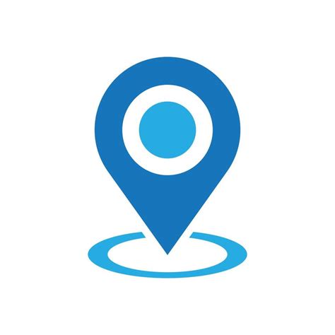 Location Icon Blue Vector Art Icons And Graphics For Free Download