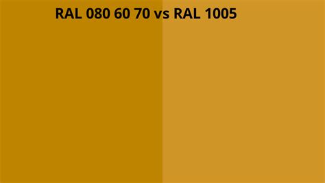 Ral 080 60 70 Vs 1005 Ral Colour Chart Uk