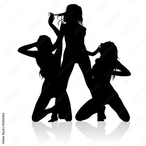 3 Sexy Silhouettes Stock Vector Adobe Stock