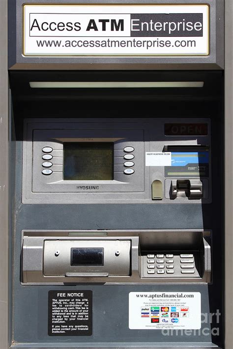 Urban Fabric . Automatic Teller Machine . 7D14178 Photograph by ...