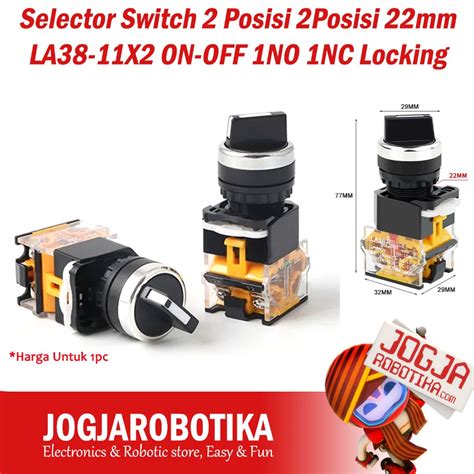 Jual Selector Switch Posisi Posisi Mm La X On Off No Nc