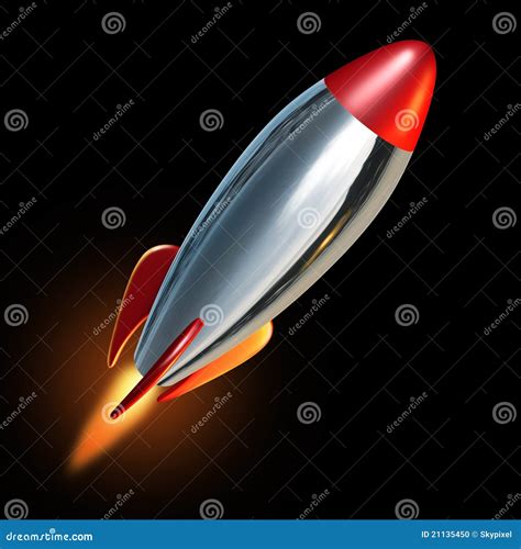 Rocket Blast Off Stock Photo - Image: 21135450