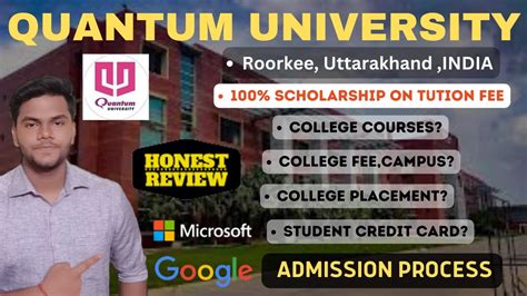 Quantum University Honest Review Placement Courses Fee Campus Tour