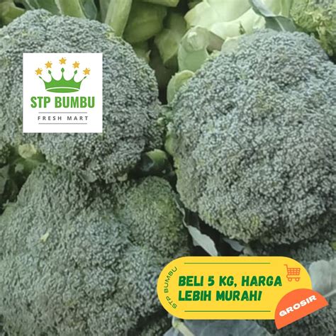 Jual Sayur Brokoli Segar Fresh 1 Kg Brocoli Shopee Indonesia