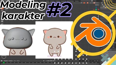 modeling kucing  gambar  dimensi part  matamulutpipi