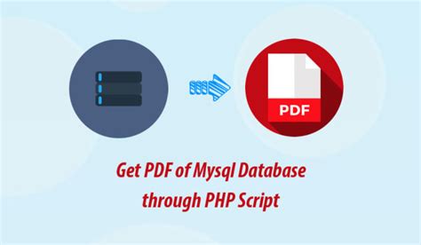 Generate Pdf From Mysql Database Through Php Script By Khurramyaseen