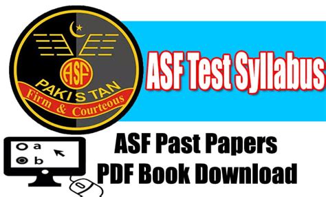 ASF Written Test Syllabus ASI And Corporal Past Papers PDF 2024