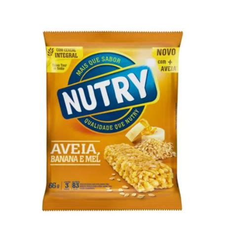 Barra De Cereal Banana Aveia Mel Nutry E Ritter Envio Imediato Shopee