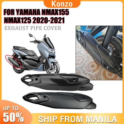 NMAX 2020 NMAX 2021 AEROX V2 MUFFLER COVER CARBON HEATGUARD COVER