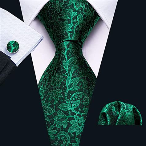 Emerald Green Silk Necktie Set Lbw679 Toramon Necktie Company Mens Necktie Sets And Wedding Ties