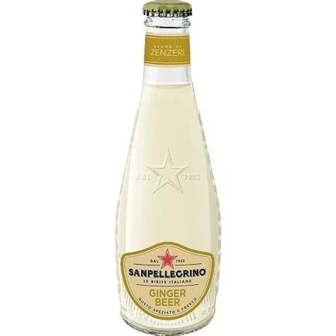 San Pellegrino Ginger Beer 200 Ml 24 Piezas Envío gratis