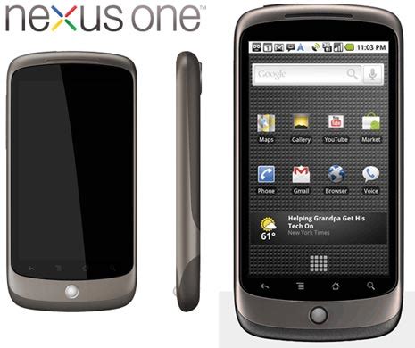 Nexus One N1 price & specs [Google Phone]