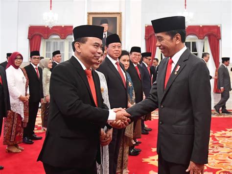 Lantik Budi Arie Setiadi Sebagai Menkominfo Jokowi Selamat Bekerja