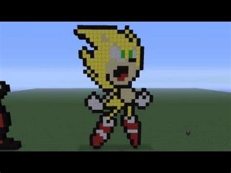 Minecraft Sonic Pixel Art Grid Pixel Art Grid Gallery