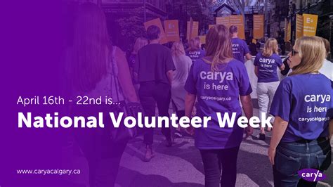 National Volunteer Week Carya