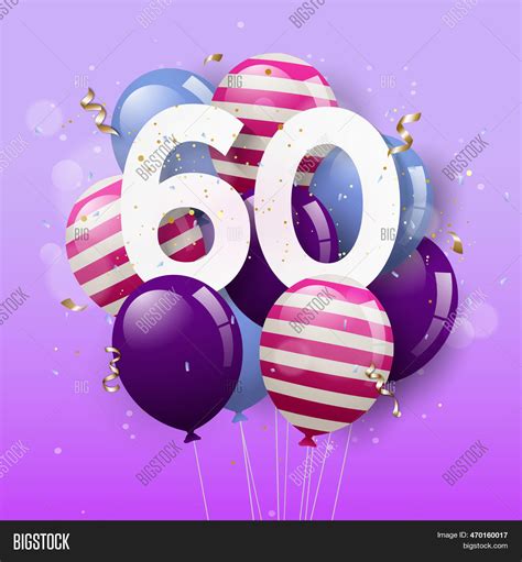 Happy 60th Birthday Image And Photo Free Trial Bigstock