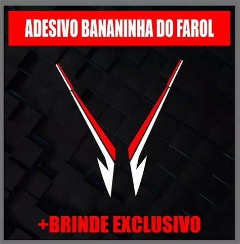 Adesivos Bananinha Farol Cg Titan Fan Start 150 160 Brinde