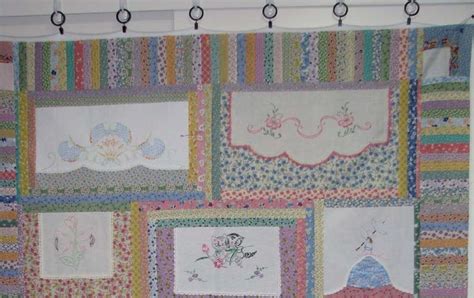 I Finished The Border Of My Vintage Linens Quilt In Time To Put It At